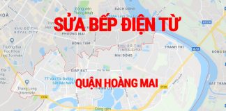 Sửa bếp điện từ quận Hoàng Mai, Hà Nội