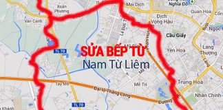 Dịch vụ sửa bếp từ quận Nam Từ Liêm - Hà Nội
