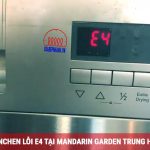 Sửa máy rửa bát Munchen lỗi E4 tại Mandarin Garden Trung Hòa – Cầu Giấy – Hà Nội