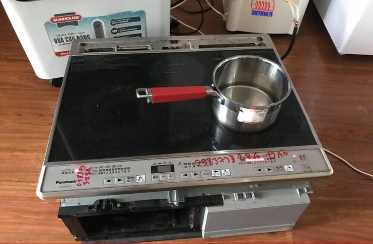 Sửa bếp từ nội địa Nhật Panasonic không nhận nồi tại Minh Khai - Hai Bà Trưng - Hà Nội